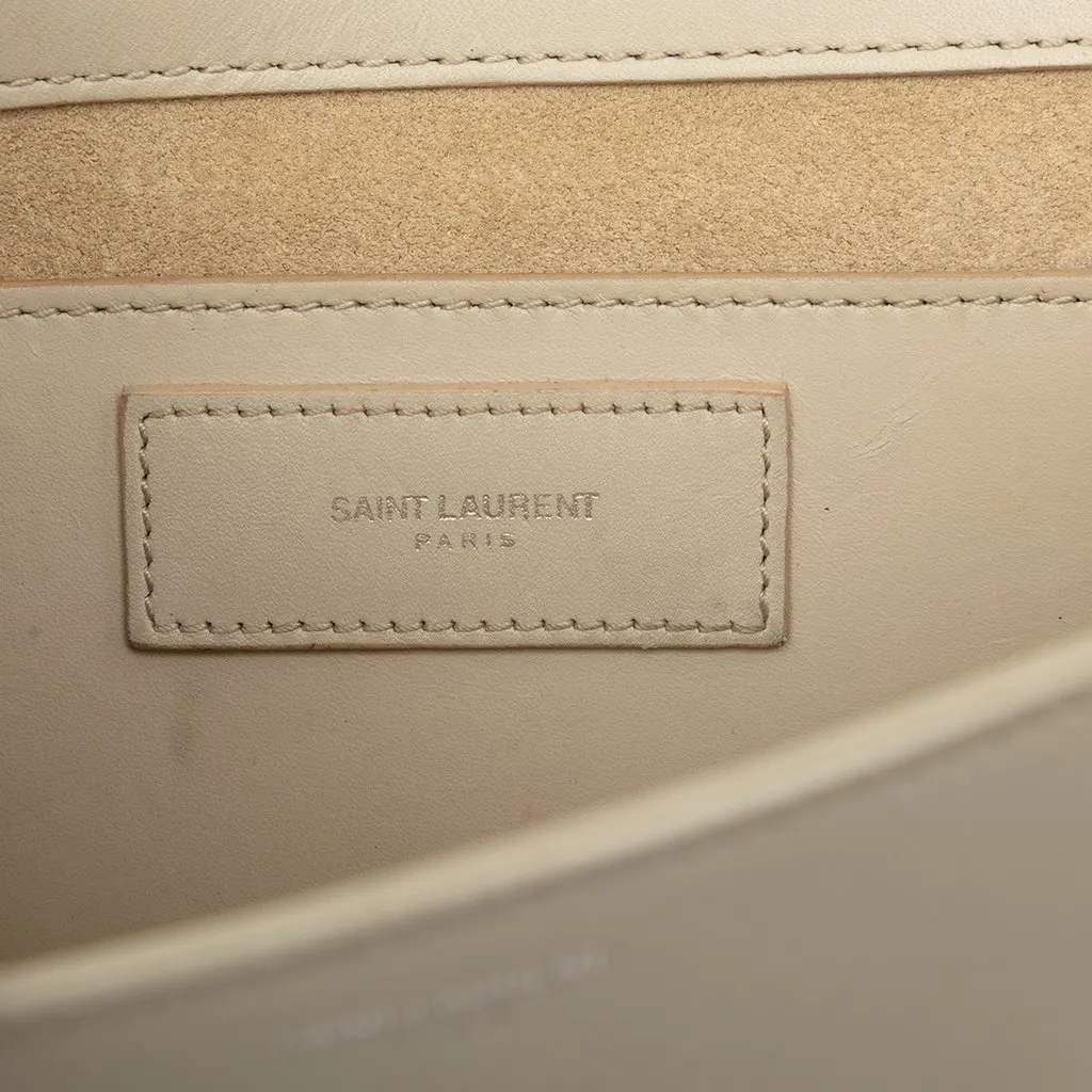 Saint Laurent Mini Studded Leather Betty Crossbody Beige Leather Very good - Box View