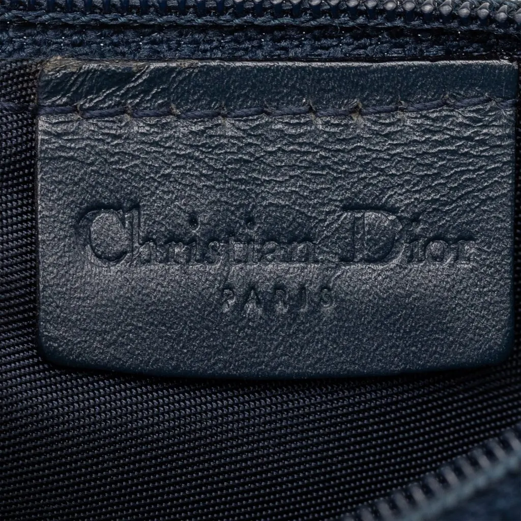 Dior Diorissimo Trotter Saddle Coin Pouch Blue Very good - Box View