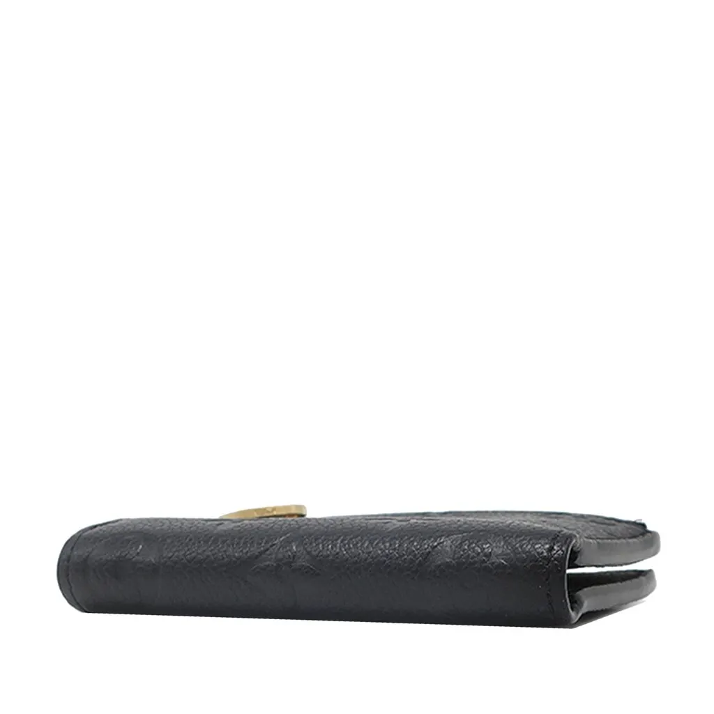 Louis Vuitton Monogram Empreinte Lisa Compact Wallet Black Leather Good - Inside View