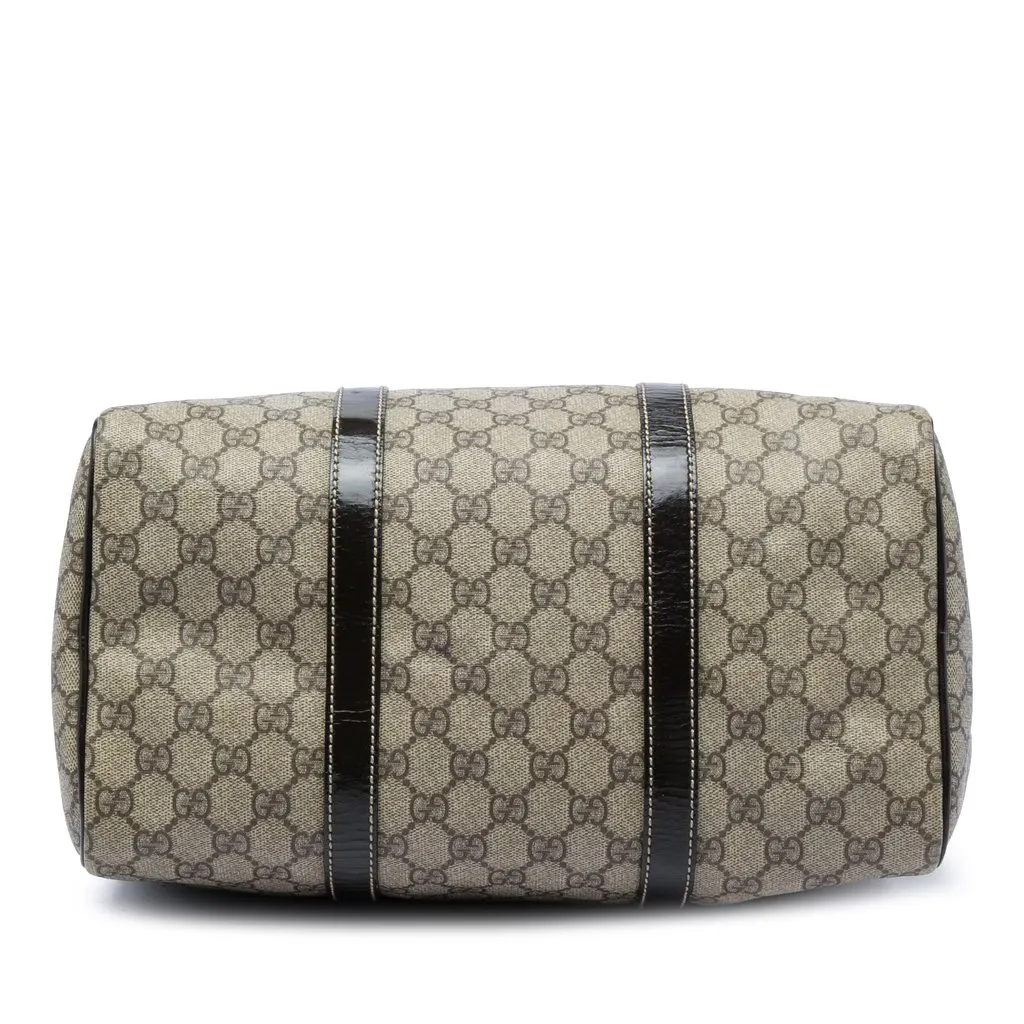 Gucci Medium GG Supreme Joy Boston Bag Beige Canvas Very good - Inside View