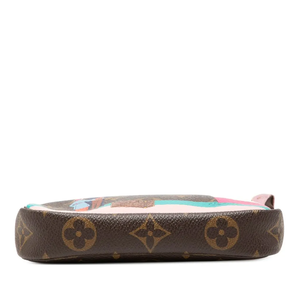 Louis Vuitton Monogram Transatlantic Mini Pochette Accessoires Brown Very good - Inside View