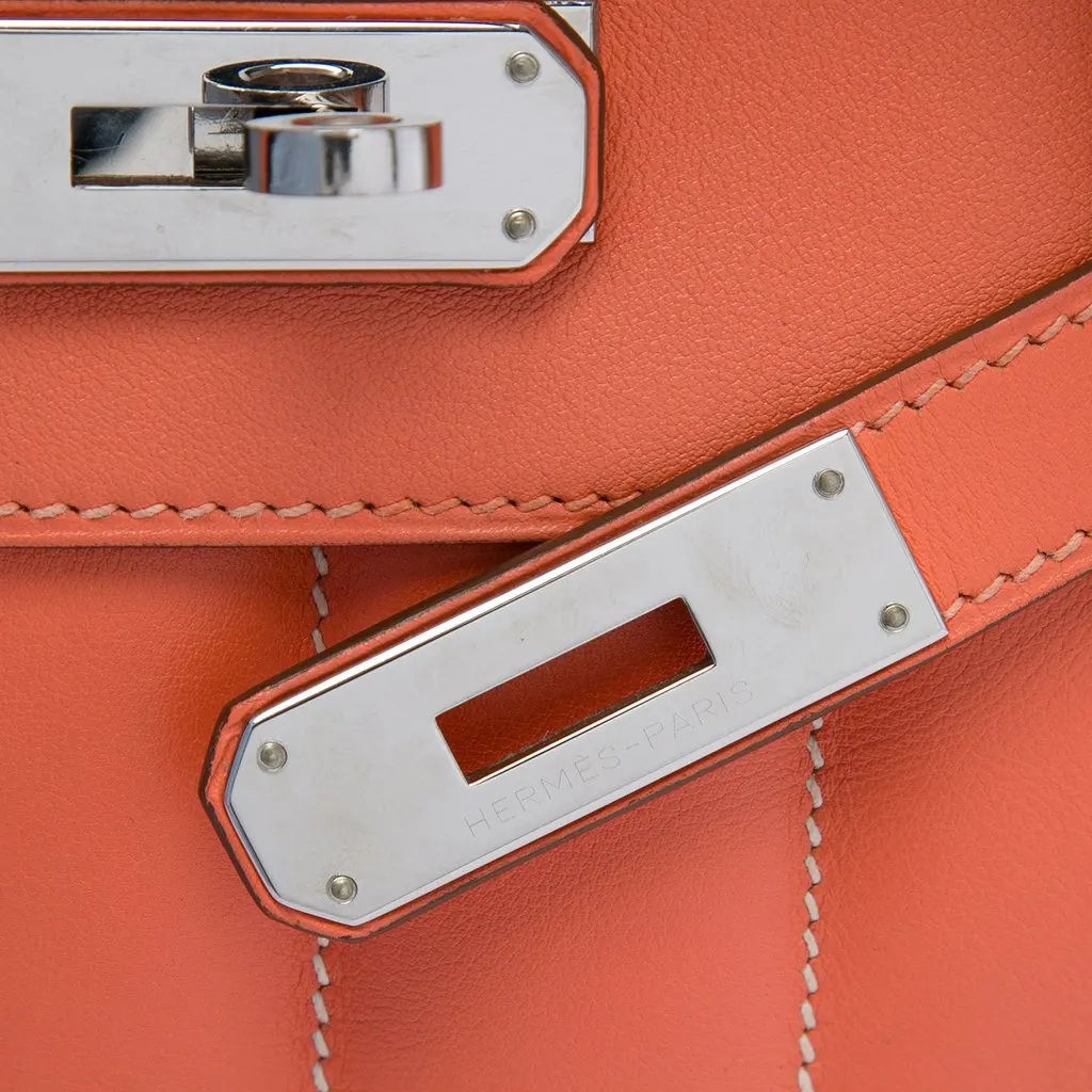 Hermès Mini Swift Berline Crossbody Orange Leather Very good - Box View