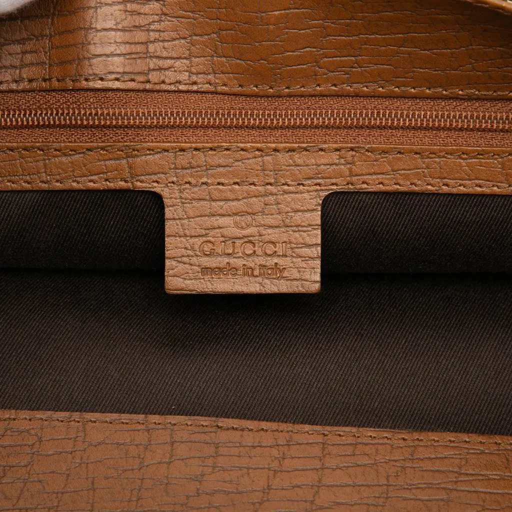 Gucci GG Canvas Bamboo Tote Beige Canvas Very good - Box View