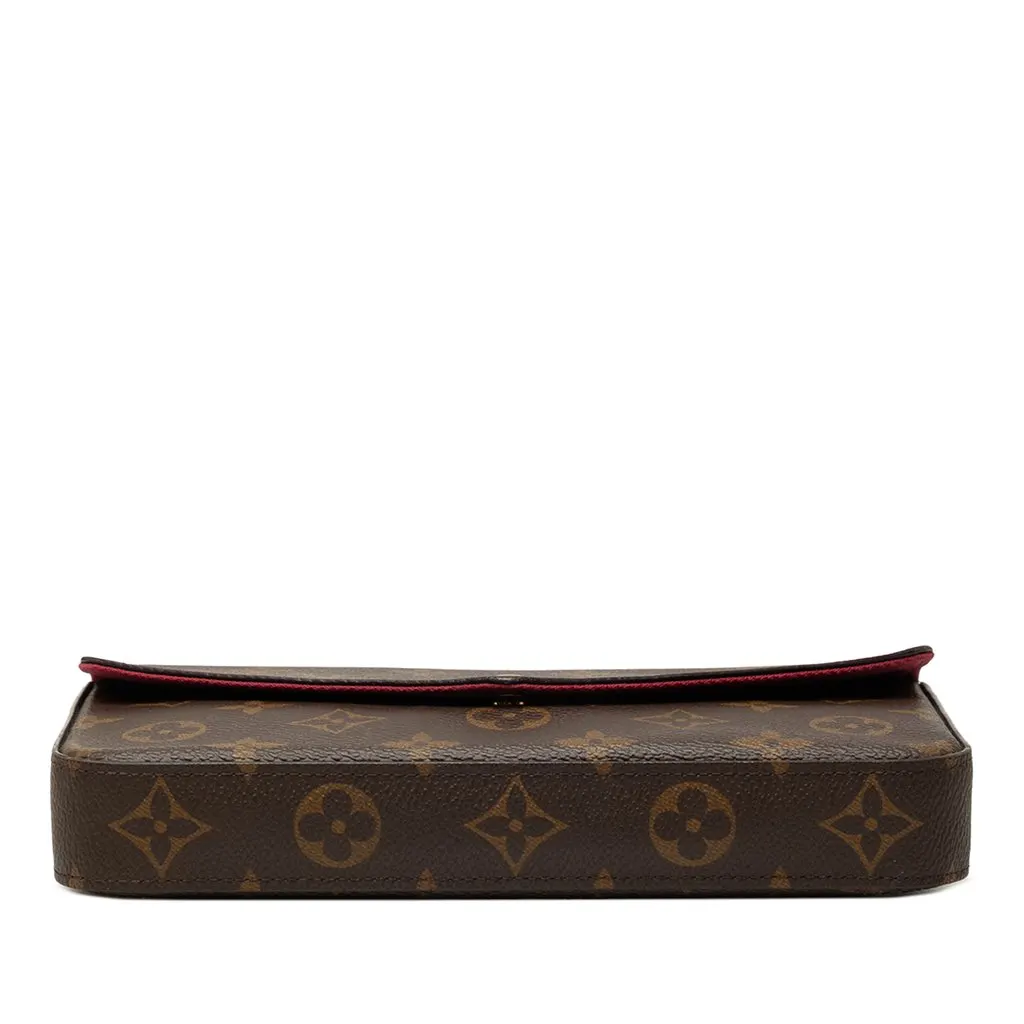Louis Vuitton Monogram Pochette Felicie Brown Very good - Inside View