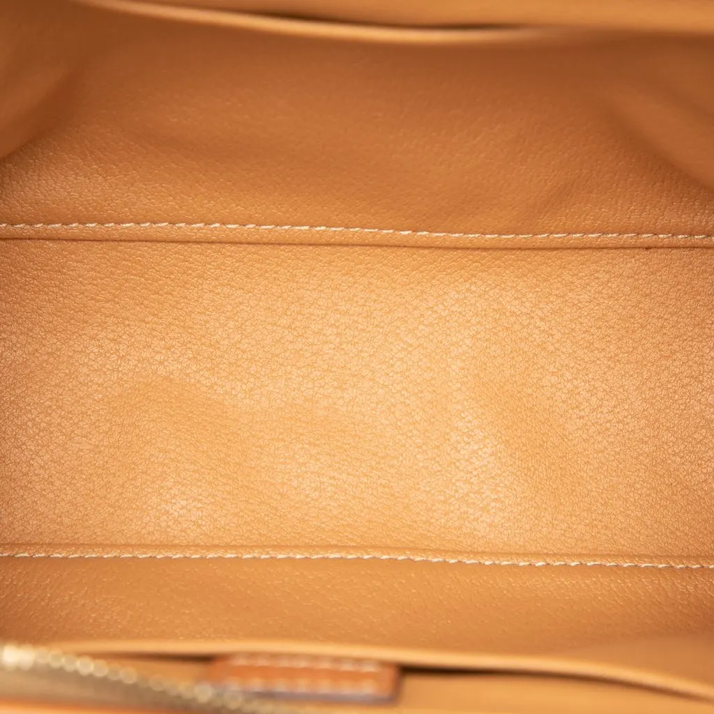 Celine Macadam Coated Canvas Pouch Brown Very good - Model View