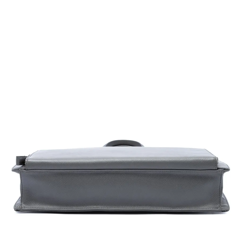 Prada Saffiano Briefcase MultiColor Leather Very good - Inside View