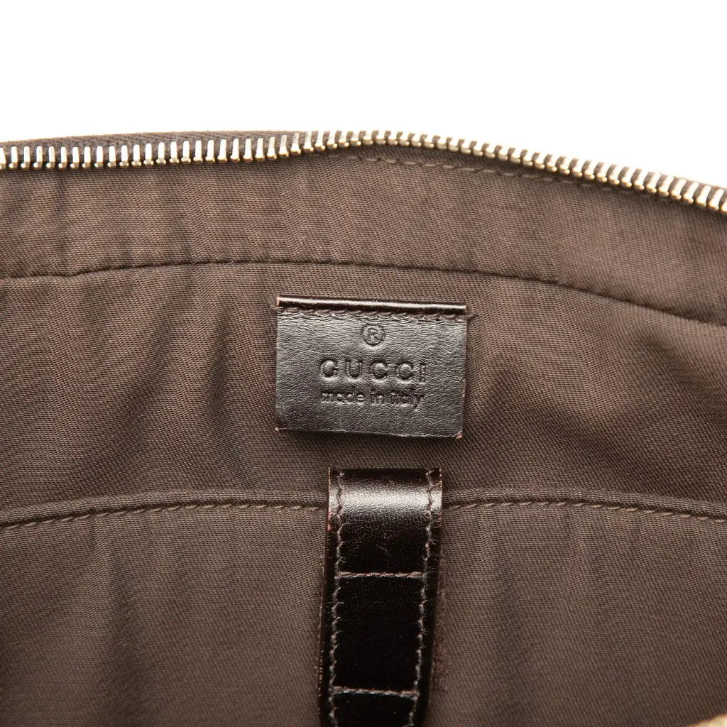 Gucci Medium Diamante Calfskin Bright Business Bag Brown Leather Good - Box View