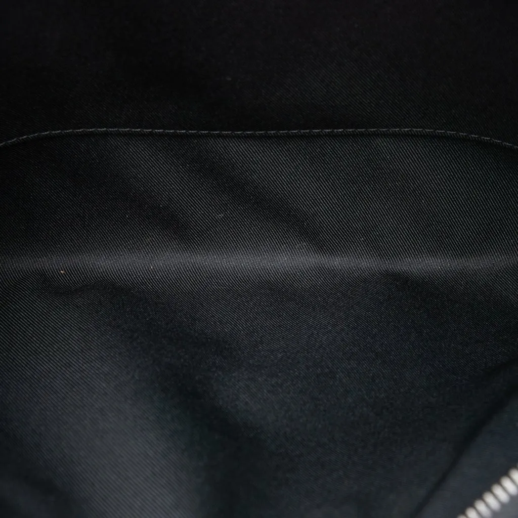 Louis Vuitton Monogram Eclipse Discovery Pochette GM Black Canvas Good - Model View