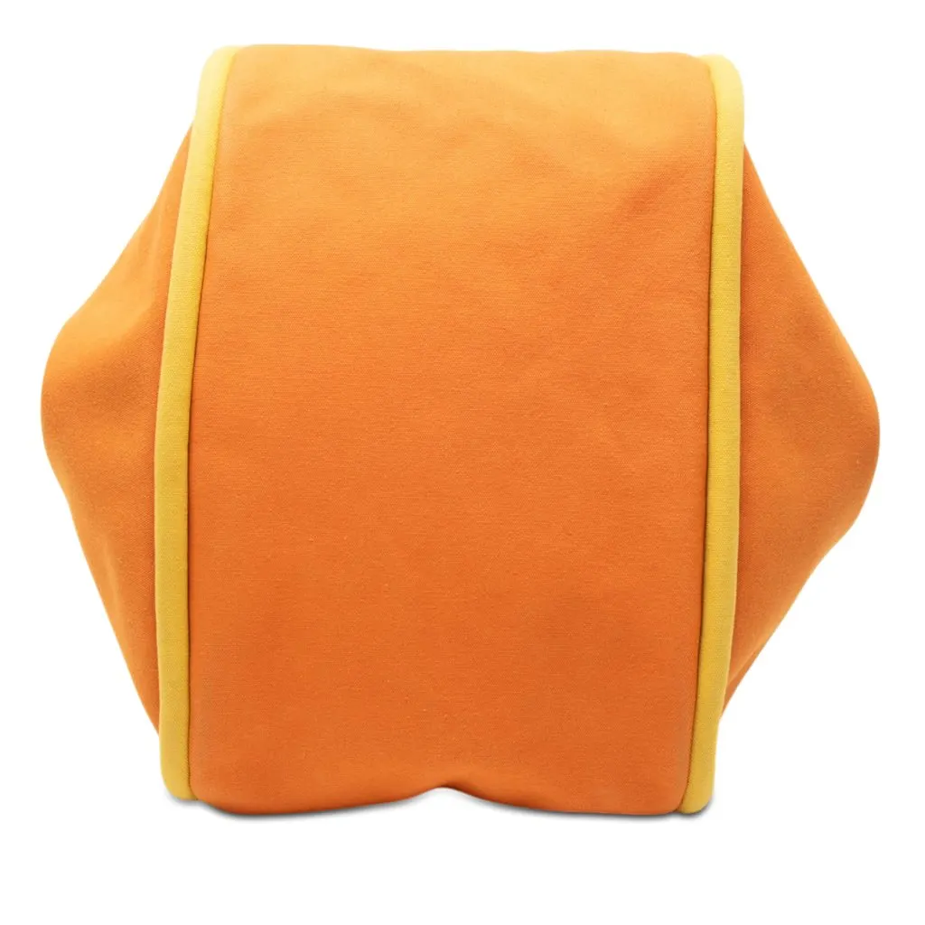 Hermès Toile Lindy Beach Bag Orange Very good - Inside View