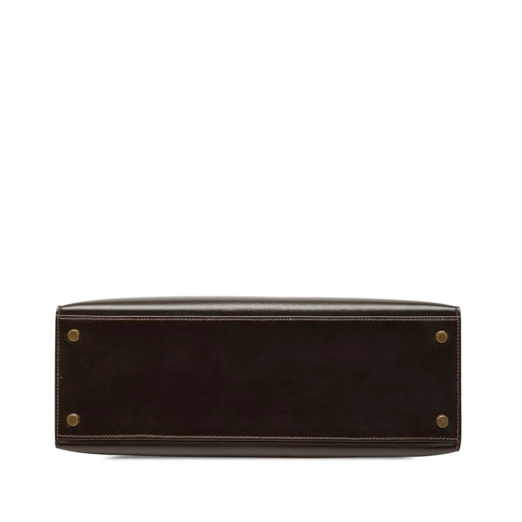 Hermès Box Calf Kelly II Sellier 32 Brown Leather Very good - Inside View