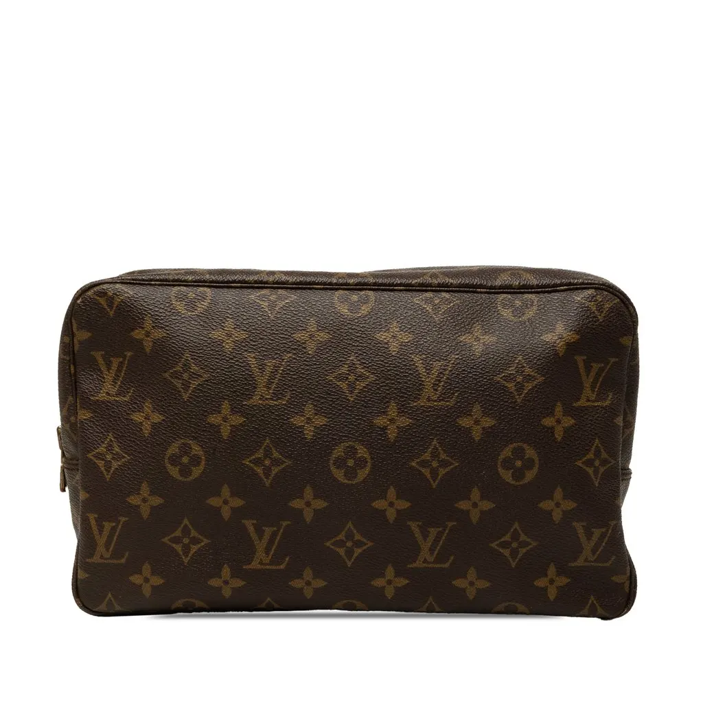 Louis Vuitton Monogram Trousse Toilette 28 Brown Canvas Very good - Front View