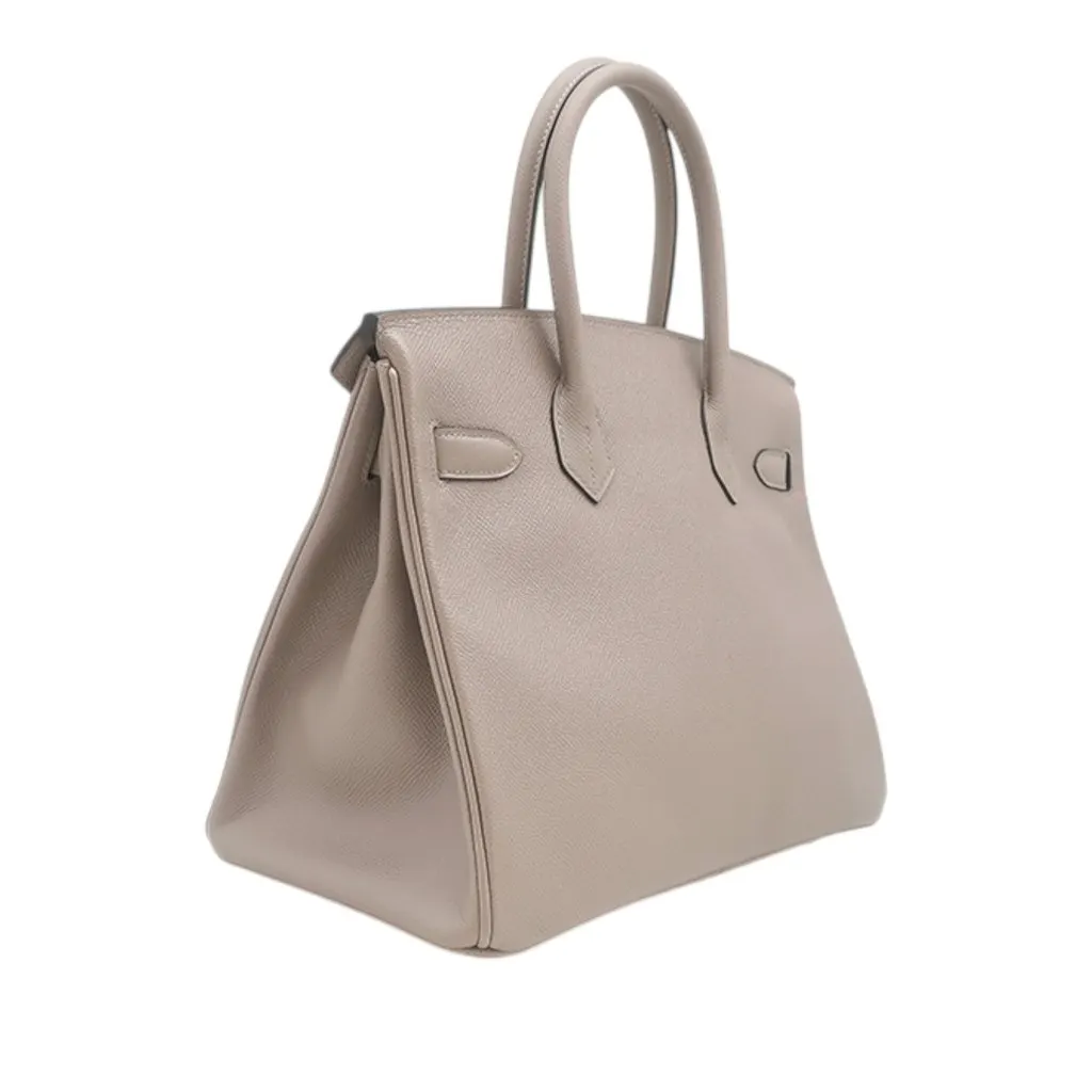 Hermès Epsom Birkin Retourne 30 Brown Leather Very good - Back View