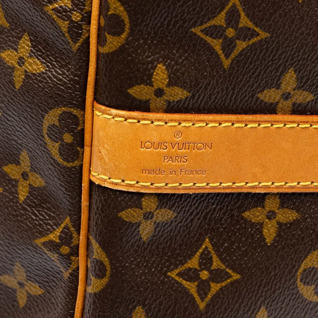 Louis Vuitton Monogram Keepall Bandouliere 55 Brown Canvas Good - Box View