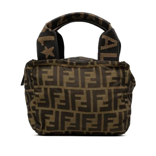 Fendi Mini Zucca Canvas Handbag
