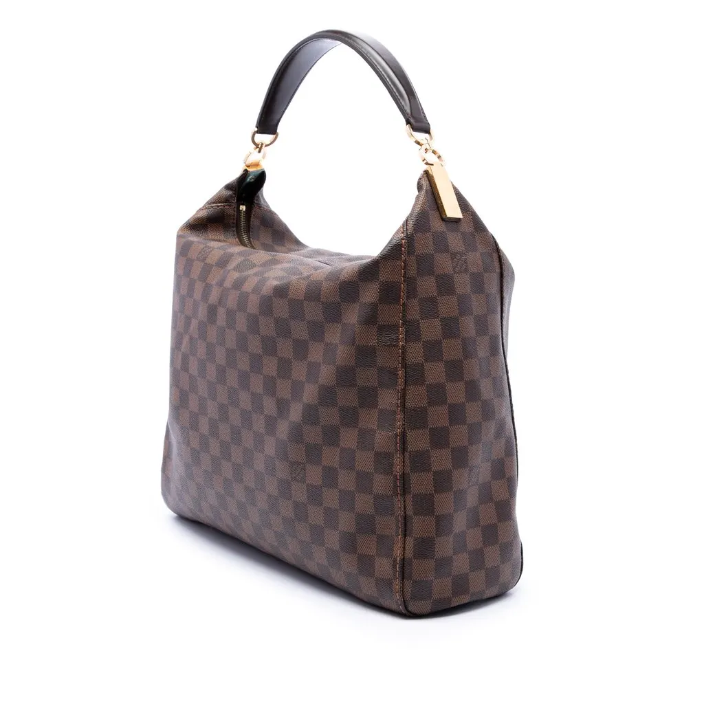 Louis Vuitton Damier Ebene Portobello GM Brown Very good - Back View