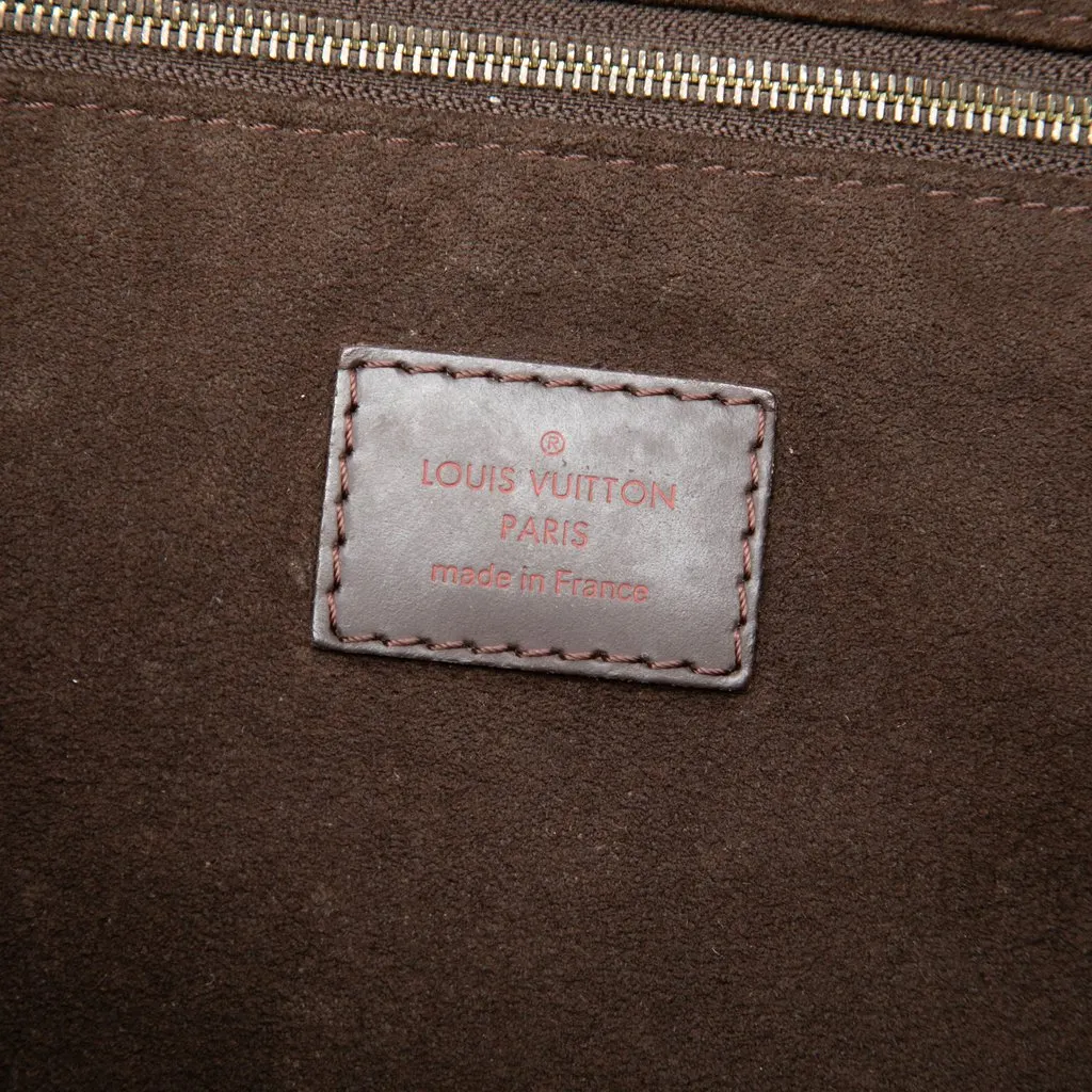 Louis Vuitton Damier Ebene Portobello GM Brown Very good - Box View