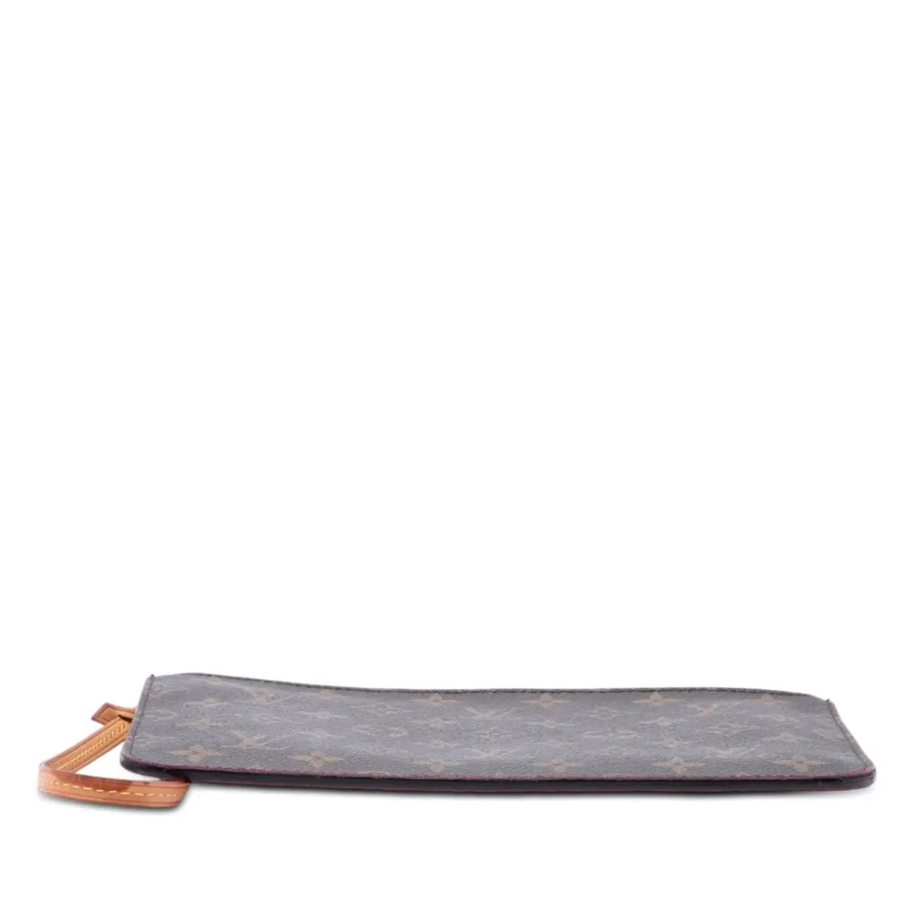 Louis Vuitton Monogram Neverfull MM Pouch Brown Very good - Inside View