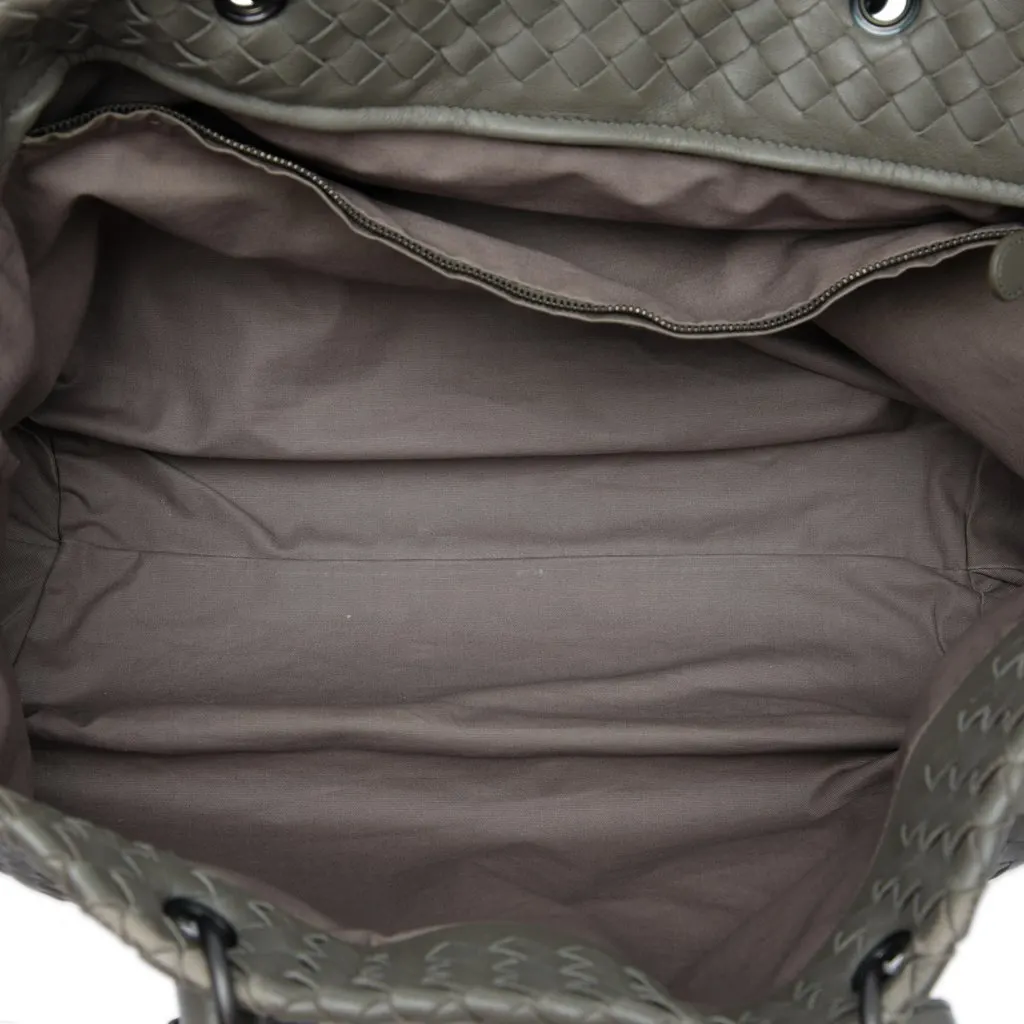 Bottega Veneta Medium Nappa Intrecciato Capri Tote MultiColor Leather Very good - Model View