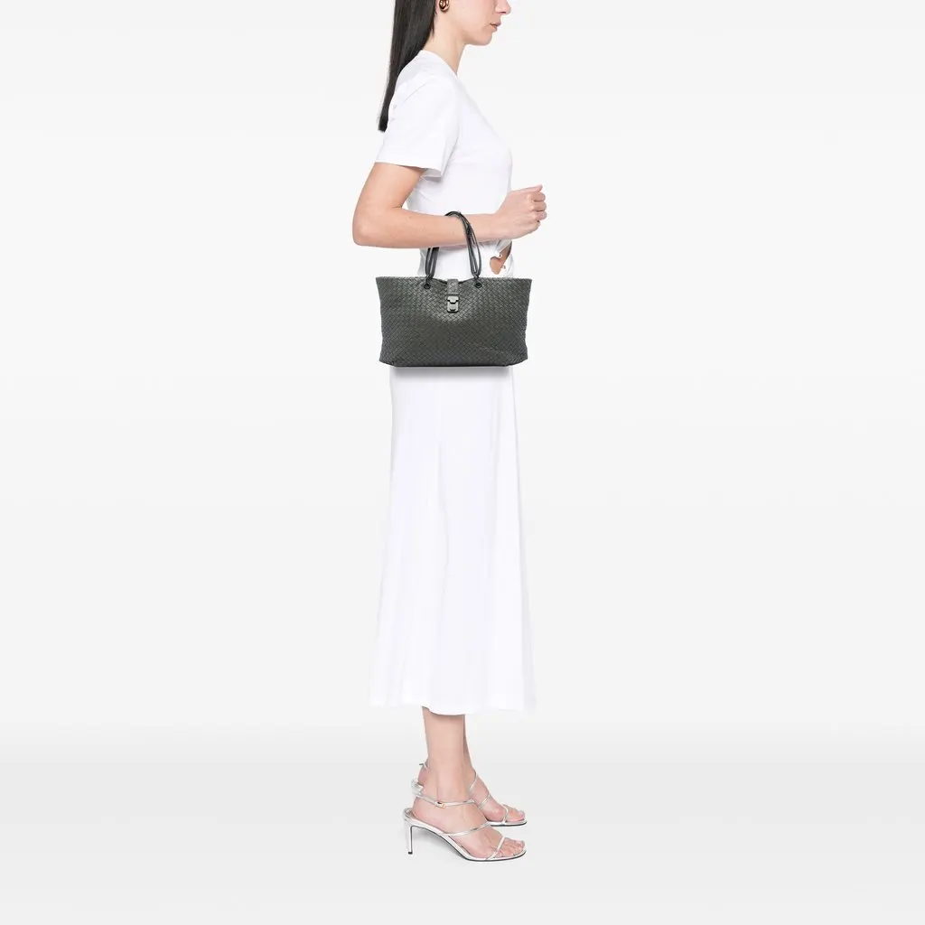 Bottega Veneta Medium Nappa Intrecciato Capri Tote MultiColor Leather Very good - Box View
