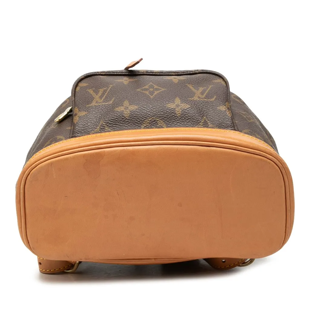 Louis Vuitton Monogram Mini Montsouris Brown Canvas Very good - Inside View