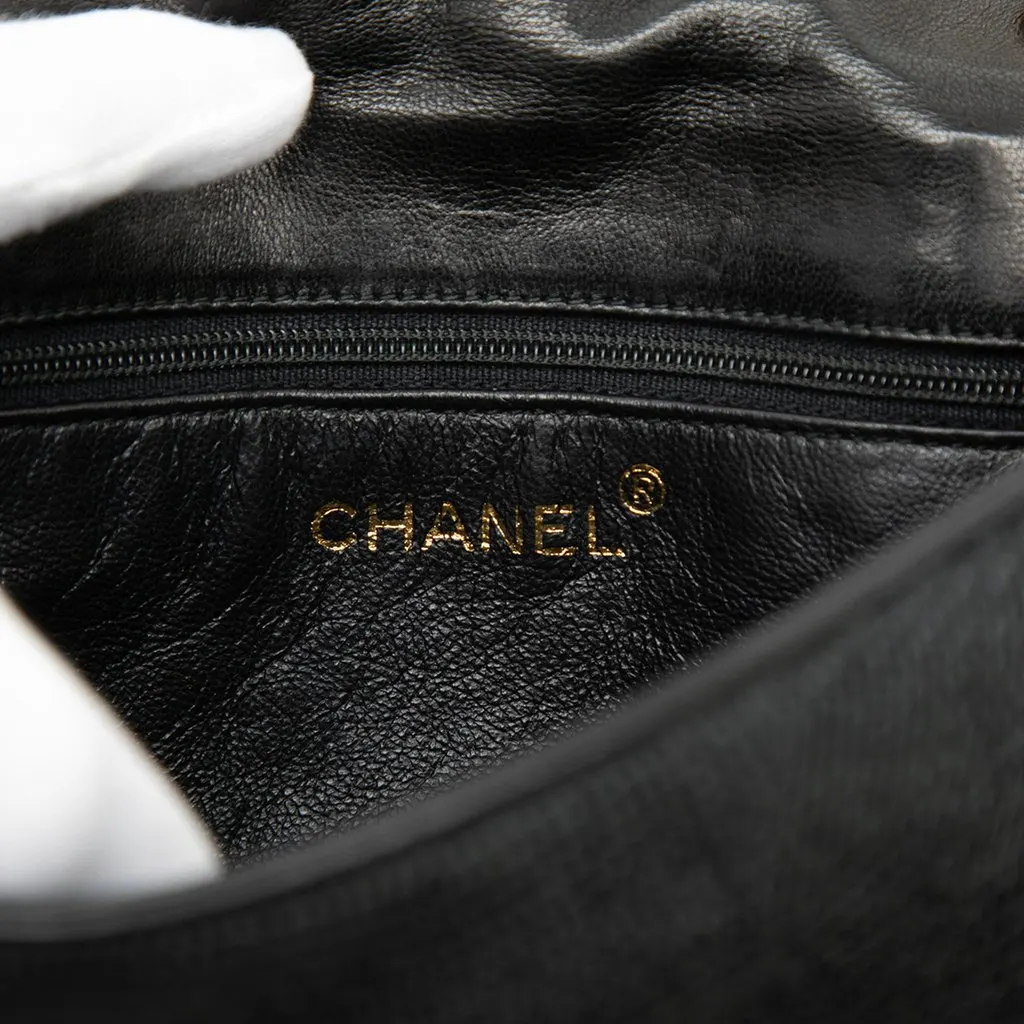 Chanel CC Raffia Full Flap MultiColor Rattan Very good - Box View