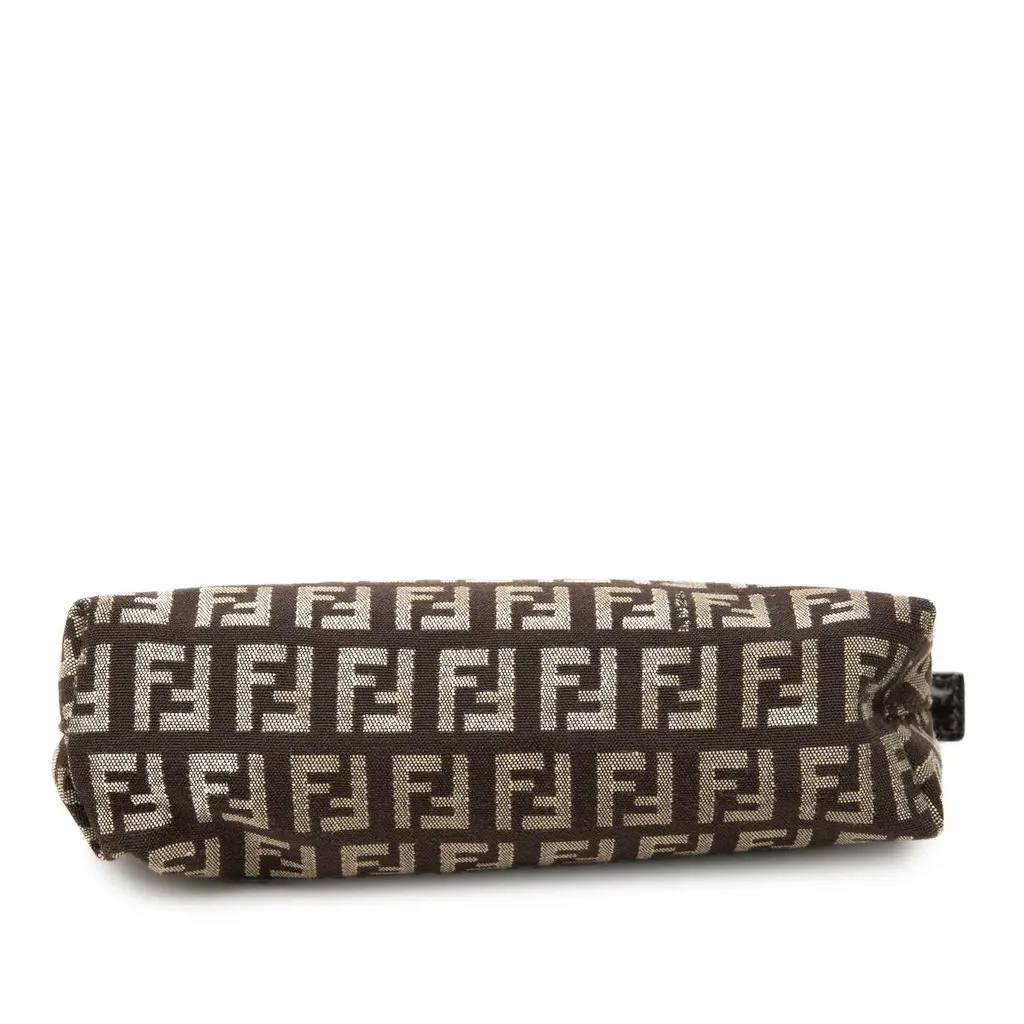 Fendi Zucchino Canvas Coin Pouch Brown Canvas Very good - Inside View