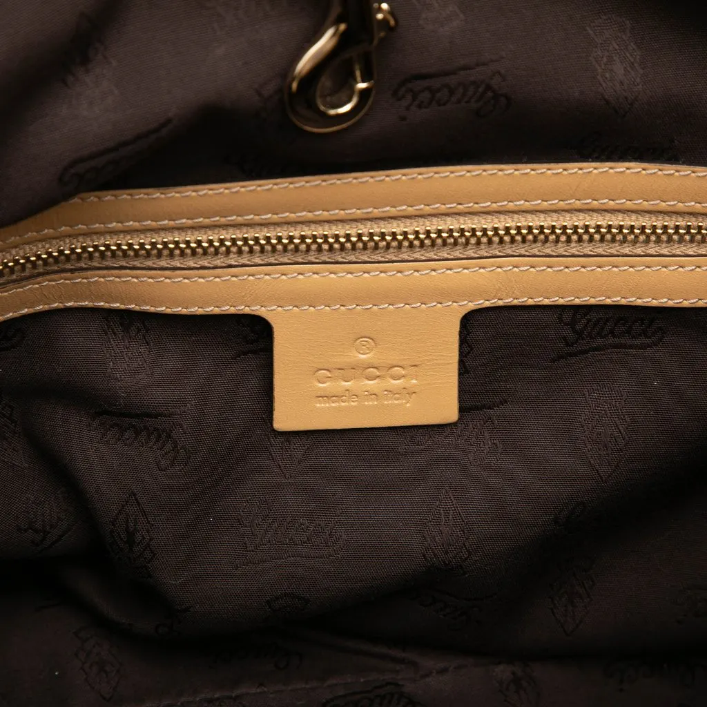 Gucci GG Canvas Web Tassel Tote Beige Very good - Box View