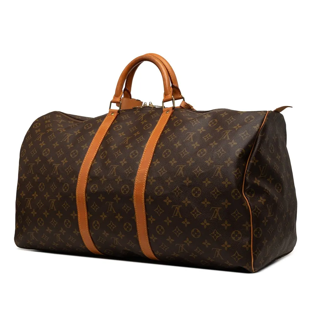 Louis Vuitton Monogram Keepall 60 Brown Very good - Back View