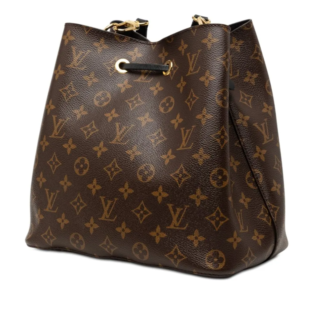 Louis Vuitton Monogram Neonoe MM Brown Very good - Back View