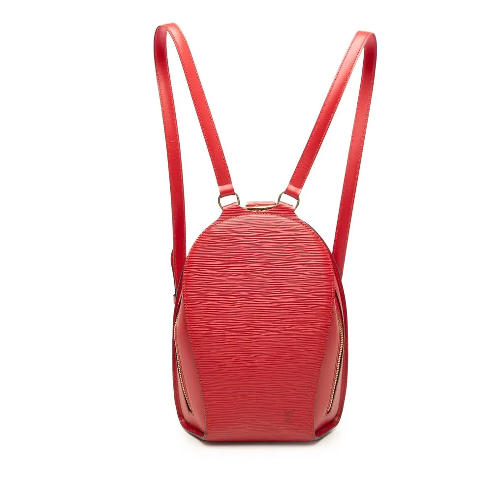 Louis Vuitton Epi Mabillon Red Leather Very good - Front View