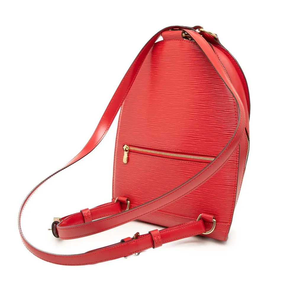 Louis Vuitton Epi Mabillon Red Leather Very good - Back View