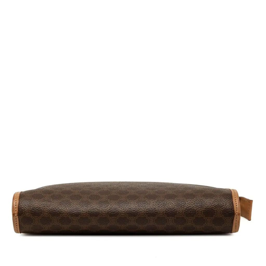 Celine Macadam Coated Canvas Clutch Brown Canvas Very good - Inside View