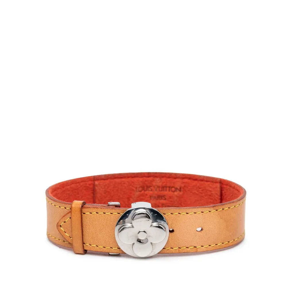 Louis Vuitton Vachetta Monogram Wish Bracelet Brown Leather Very good - Front View