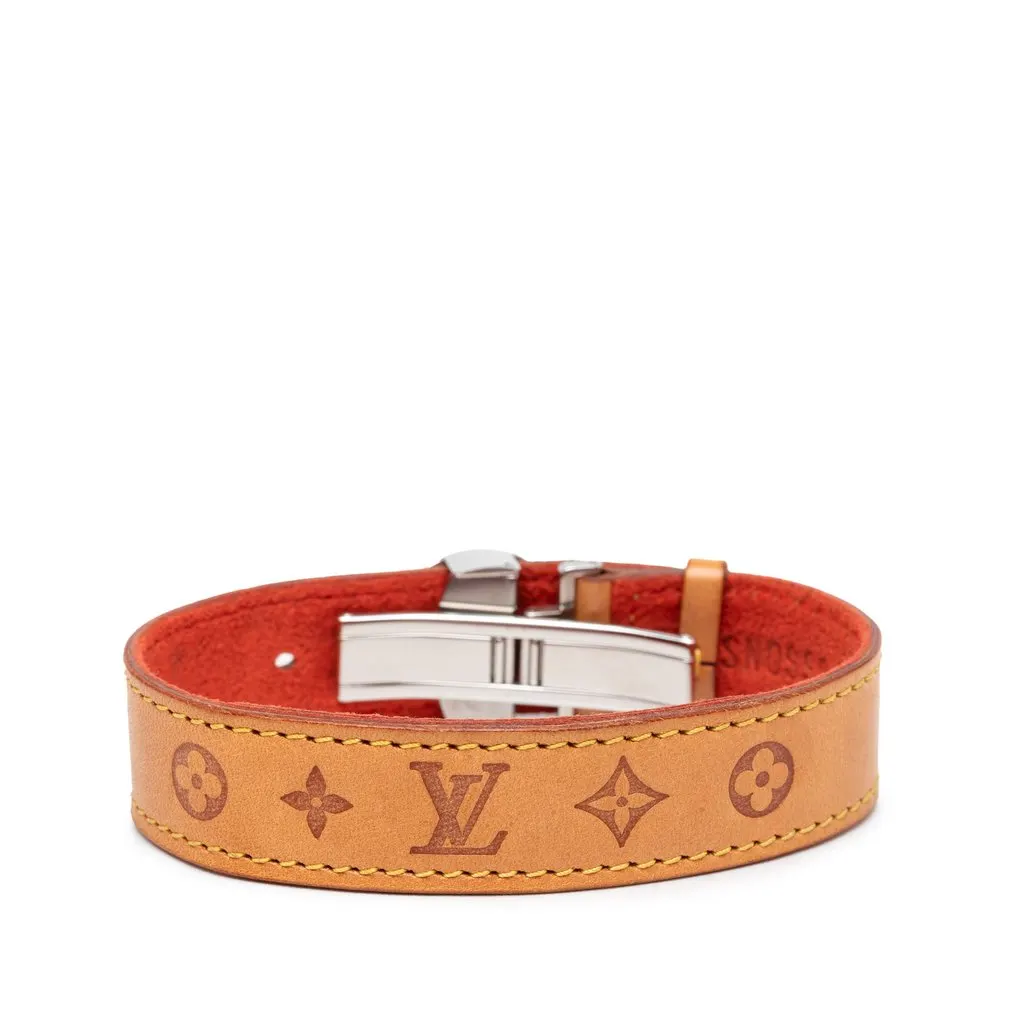 Louis Vuitton Vachetta Monogram Wish Bracelet Brown Leather Very good - Inside View