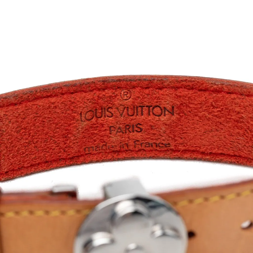 Louis Vuitton Vachetta Monogram Wish Bracelet Brown Leather Very good - Model View