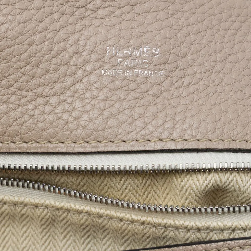 Hermès Clemence Marwari GM Brown Leather Very good - Box View