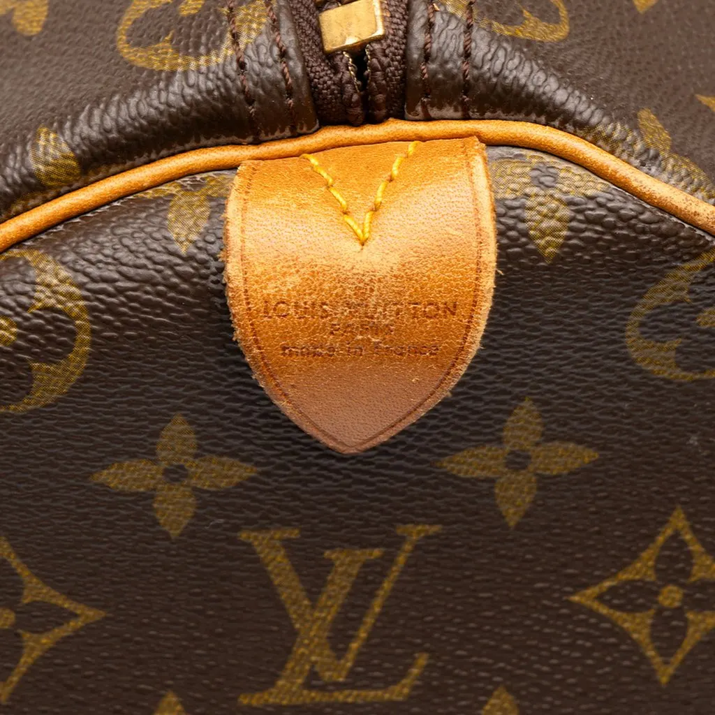 Louis Vuitton Monogram Keepall 50 Brown Canvas Good - Box View