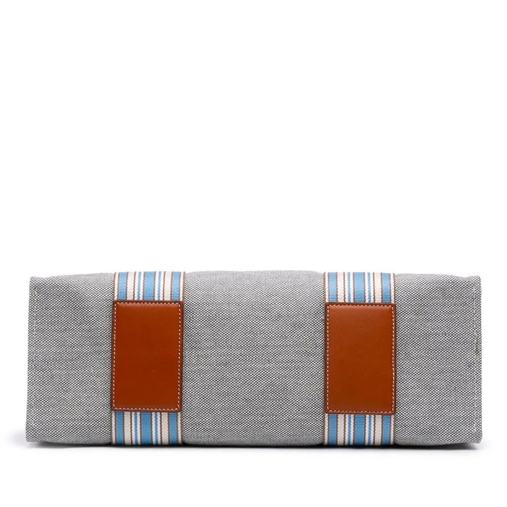 Loro Piana Canvas The Suitcase Stripe Tote MultiColor Very good - Inside View