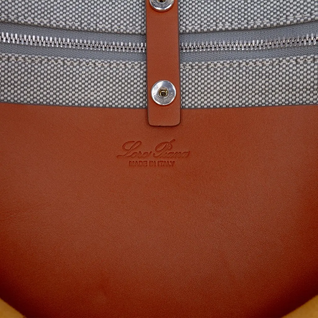 Loro Piana Canvas The Suitcase Stripe Tote MultiColor Very good - Box View