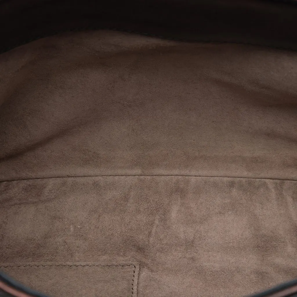 Bottega Veneta Nappa Intrecciato Tobu Olimpia Shoulder Bag Brown Leather Very good - Model View