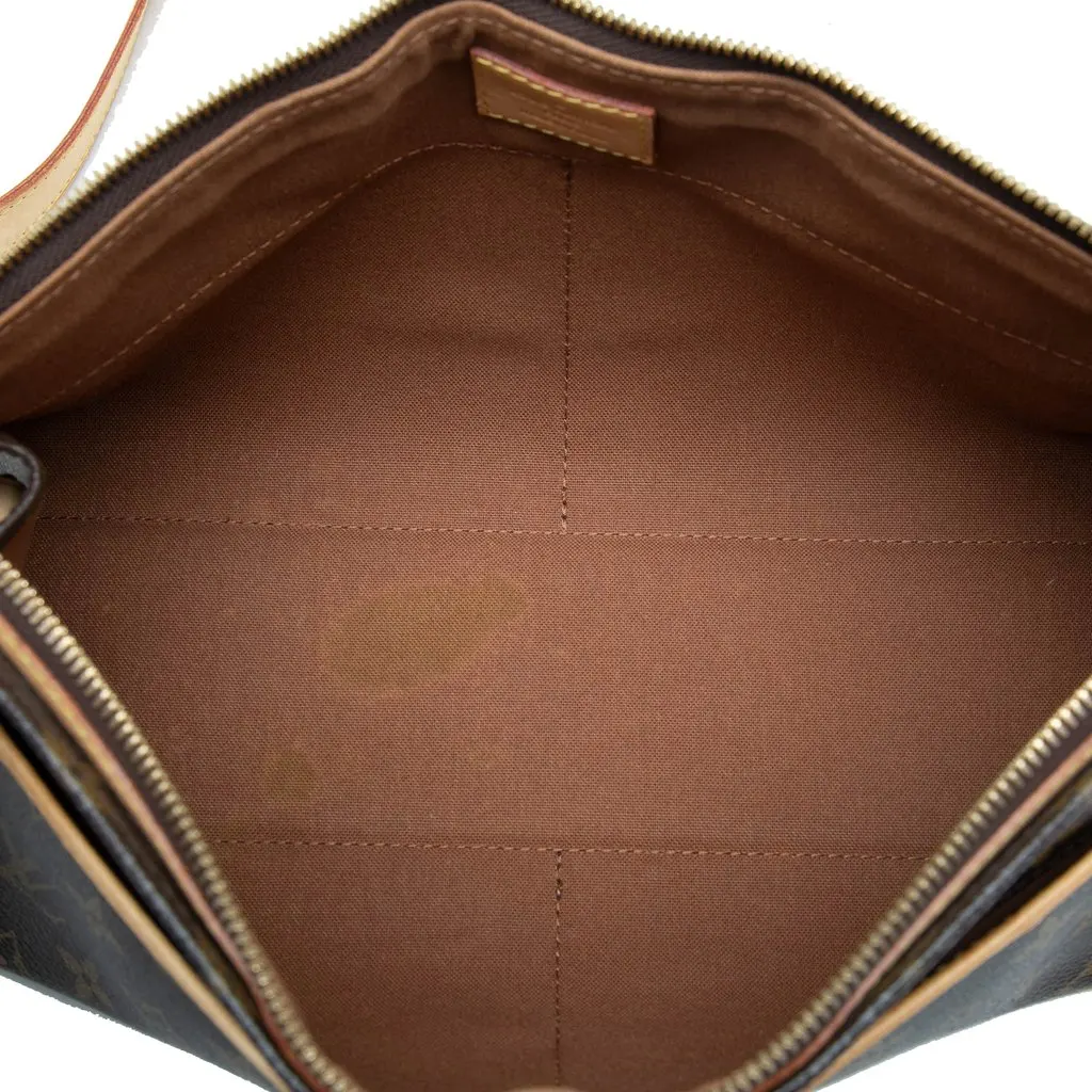Louis Vuitton Monogram Popincourt Long Brown Canvas Very good - Model View