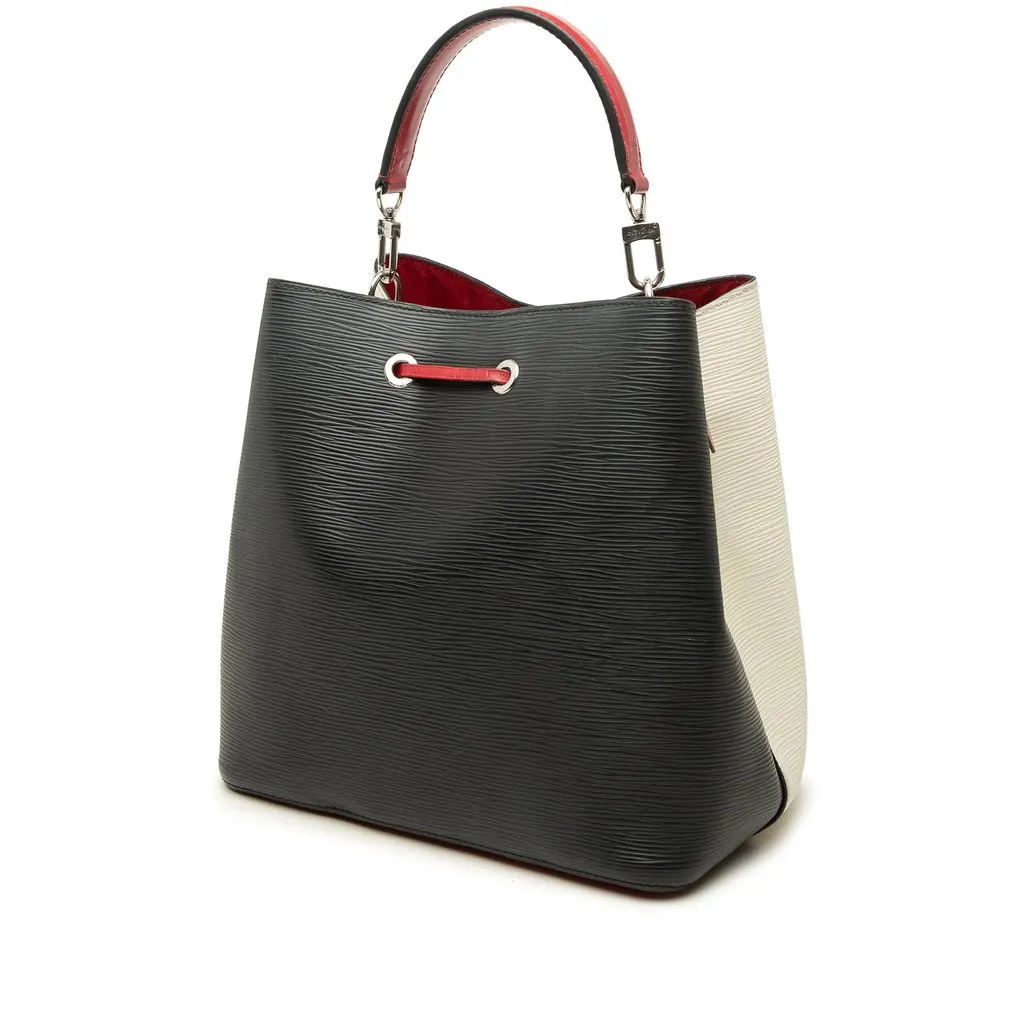 Louis Vuitton Epi Tricolor NeoNoe MM White Leather Good - Back View