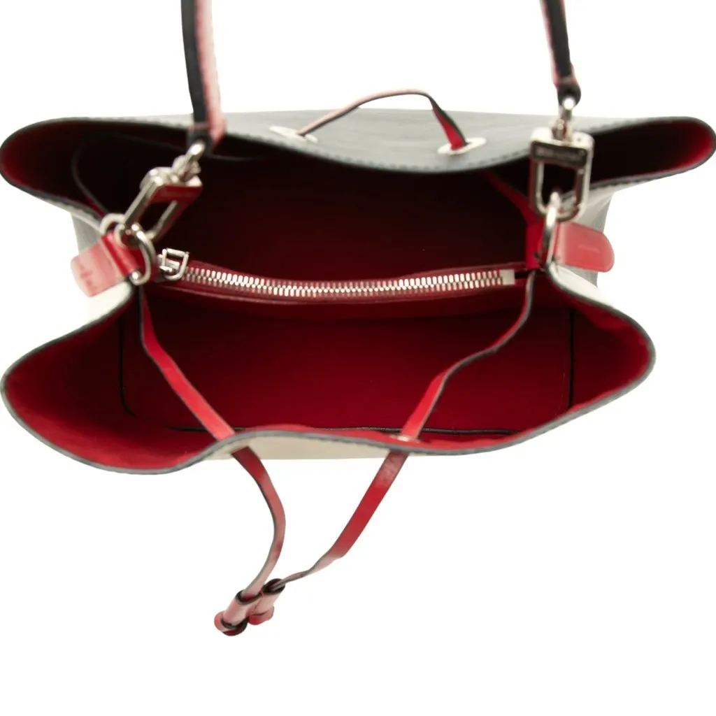 Louis Vuitton Epi Tricolor NeoNoe MM White Leather Good - Model View