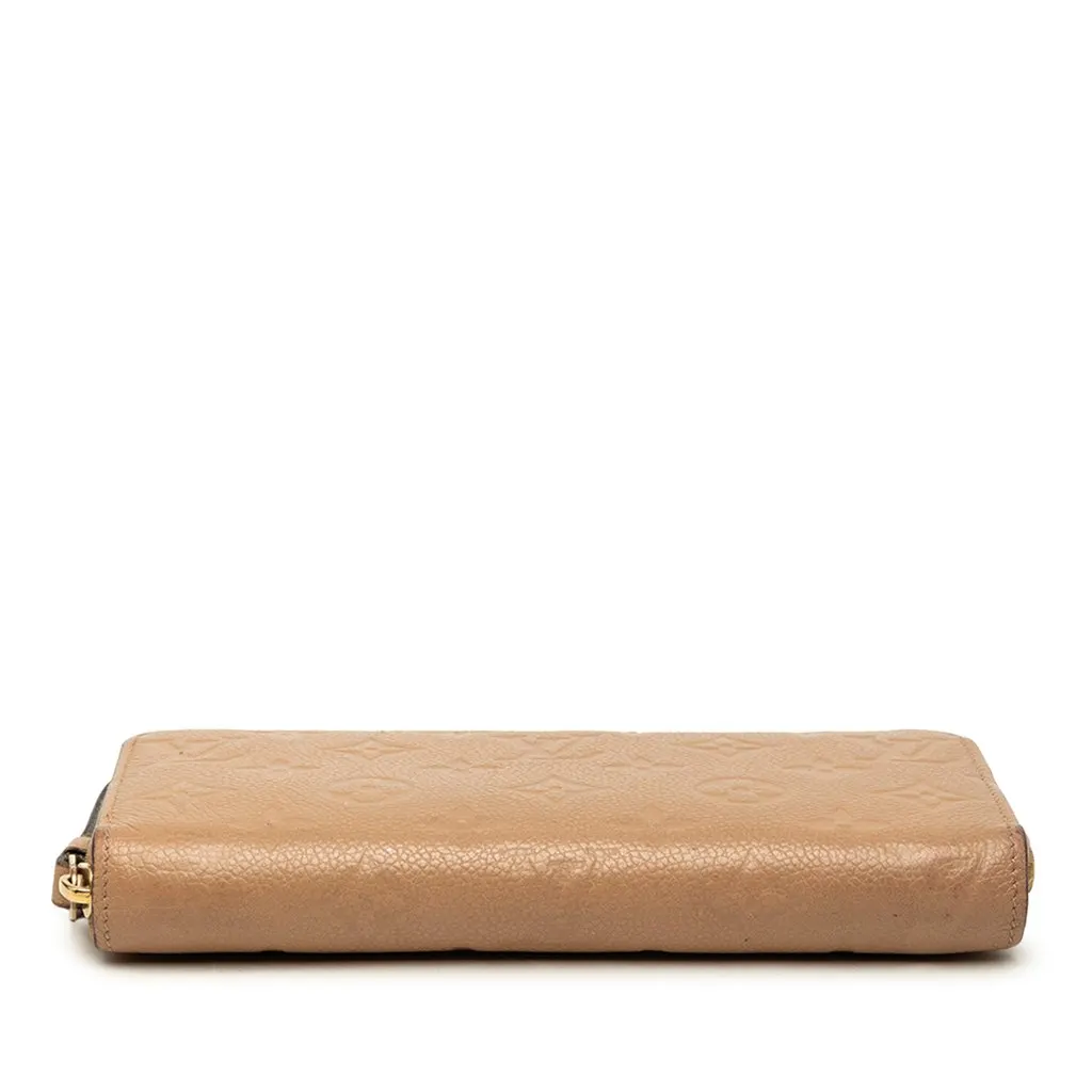 Louis Vuitton Monogram Empreinte Zippy Wallet Beige Leather Very good - Inside View