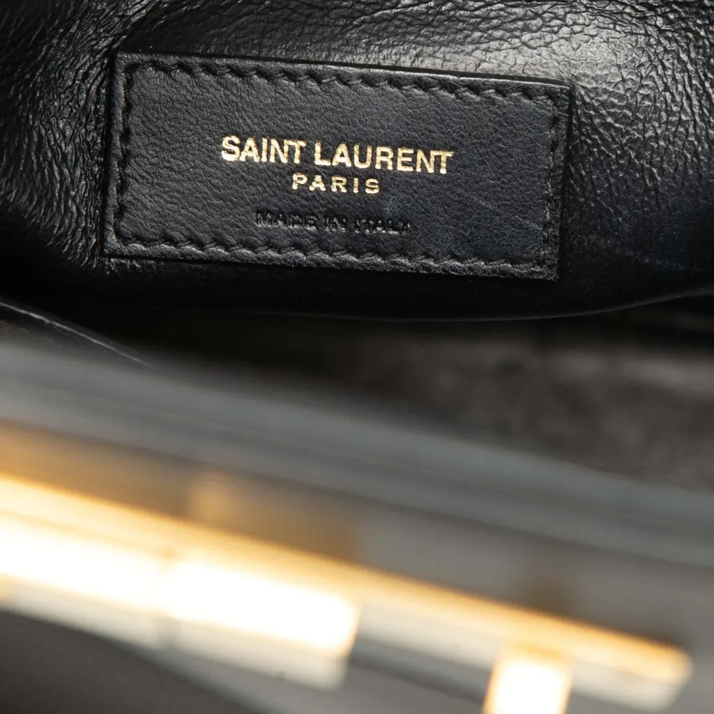 Saint Laurent Medium Smooth Calfskin Manhattan Shopper Tote Black Leather Very good - Box View