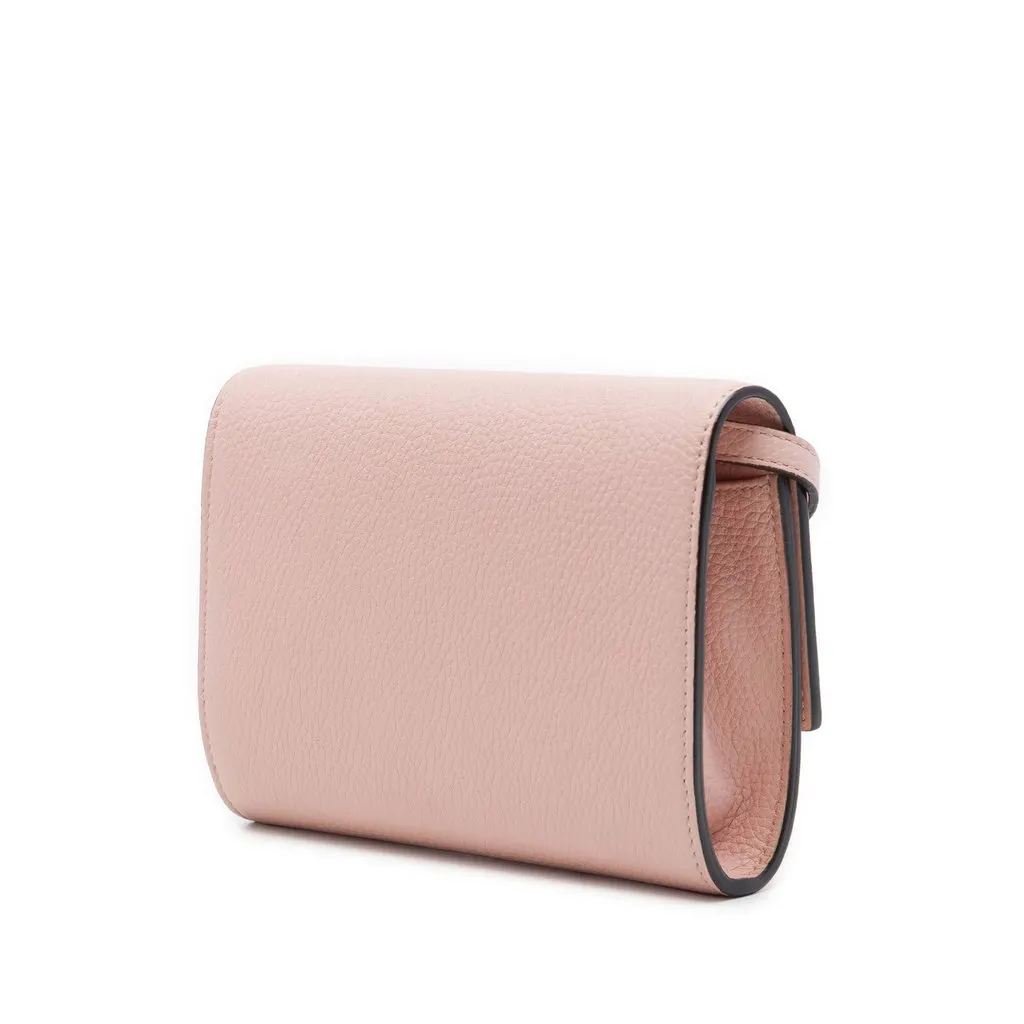 Gucci Calfskin Animalier Blind For Love Crossbody Pink Leather Very good - Back View