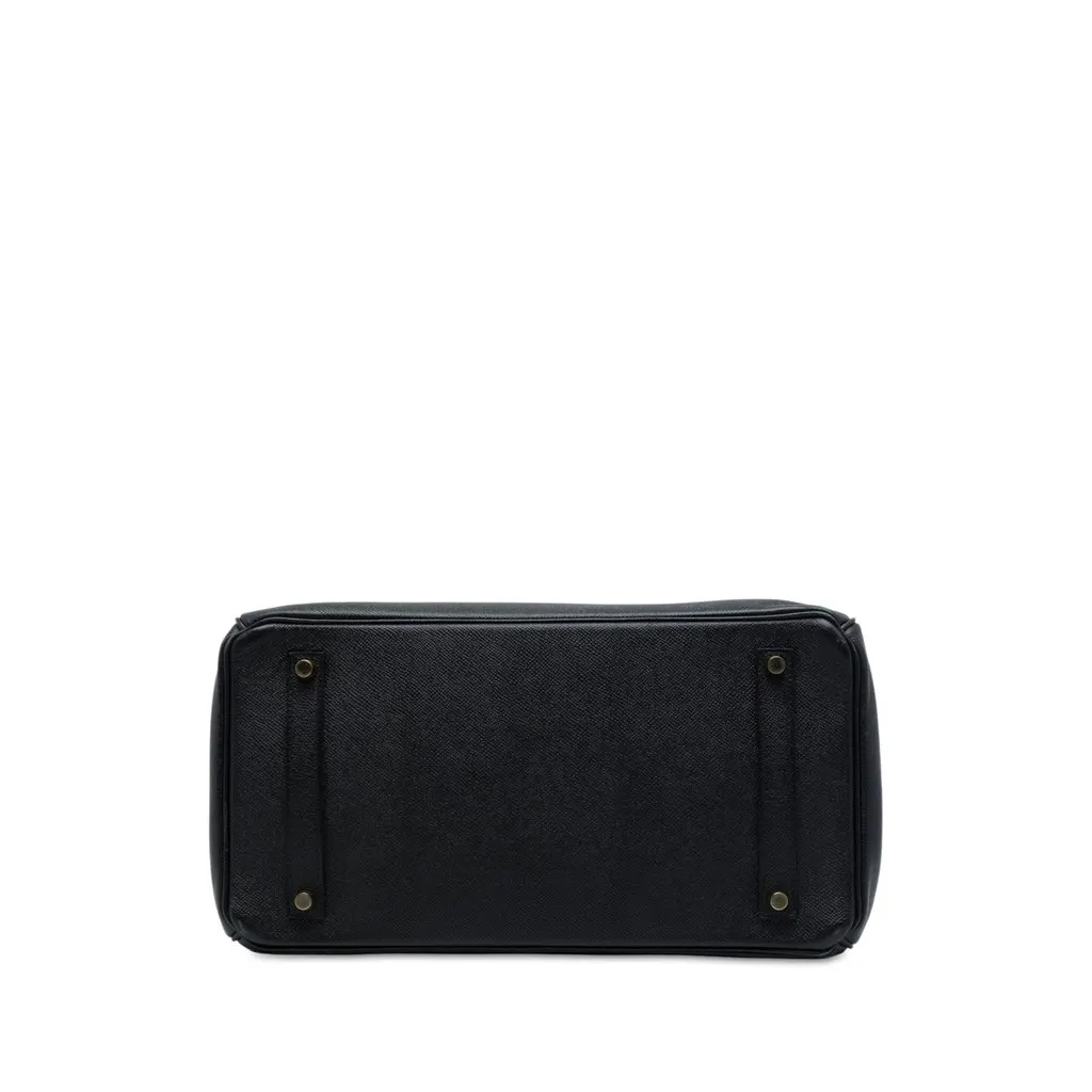 Hermès Epsom Birkin Retourne 35 Black Leather Very good - Inside View