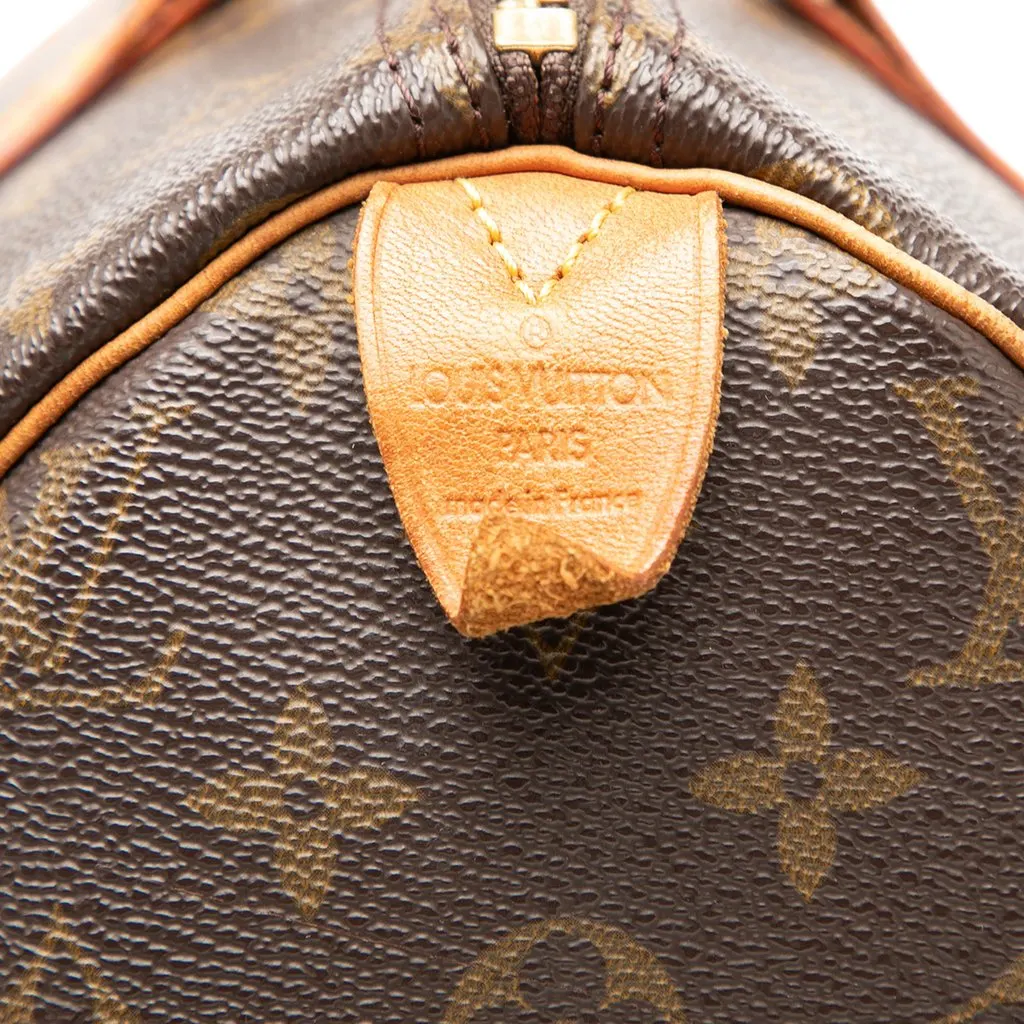 Louis Vuitton Monogram Speedy 30 Brown Good - Box View