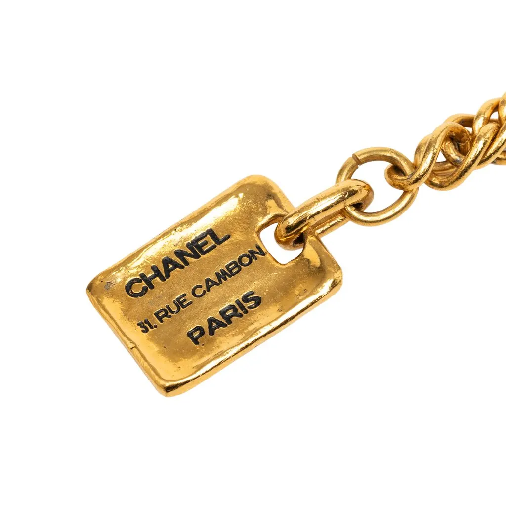 Chanel Gold Plated 31 Rue Cambon Paris Medallion Chain Belt Gold Metal Very good - Inside View