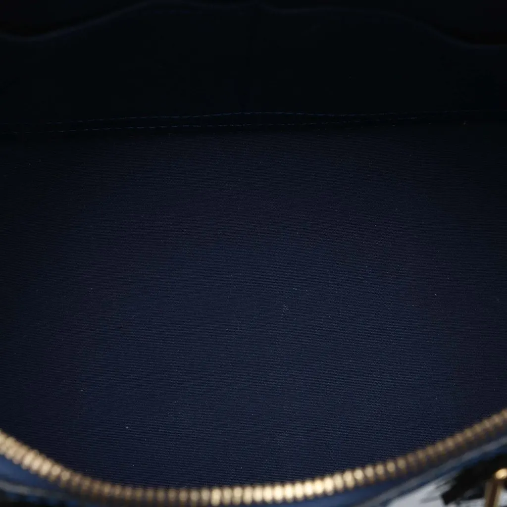 Louis Vuitton Monogram Vernis Alma PM Green Leather Very good - Model View